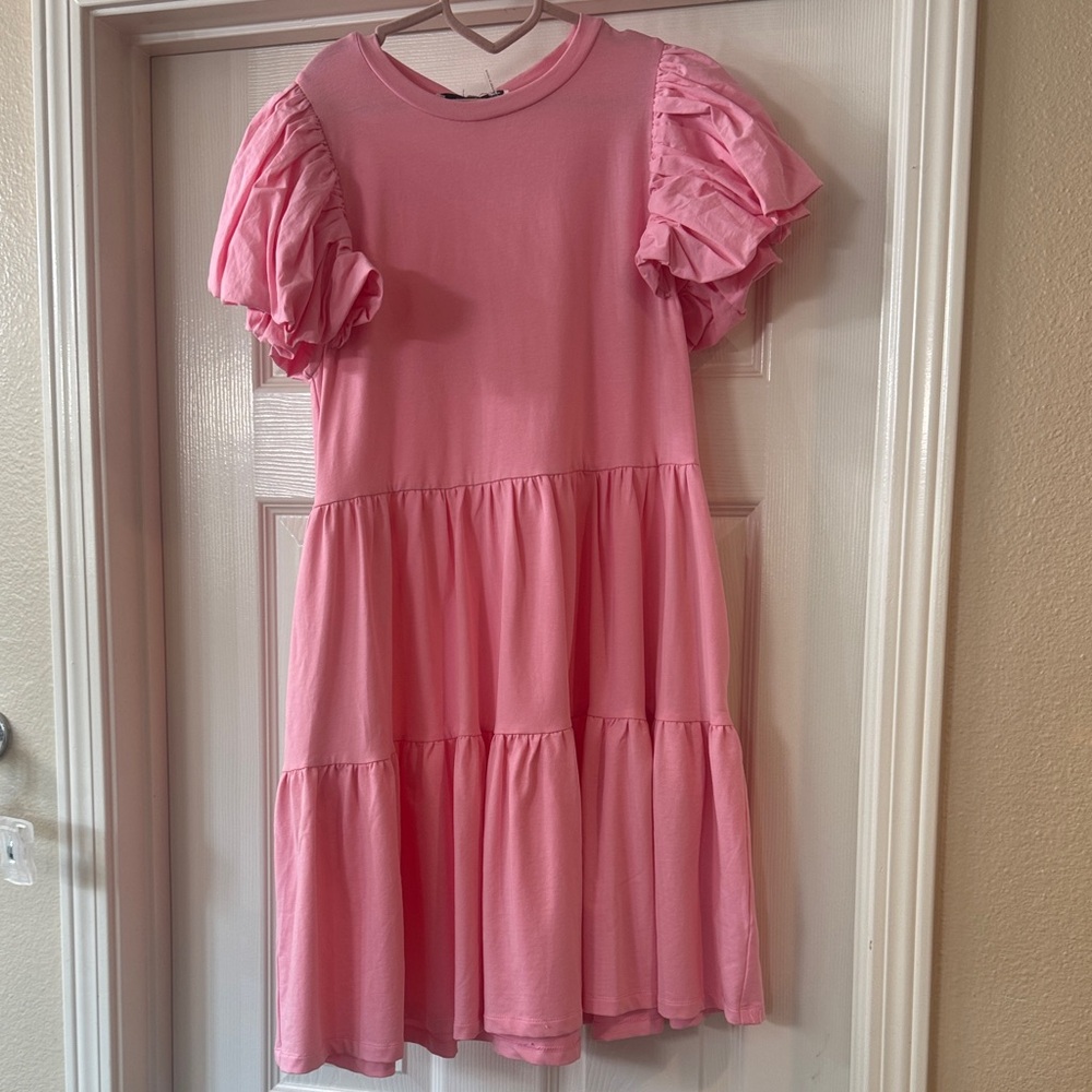 Pink Ruffled Dress